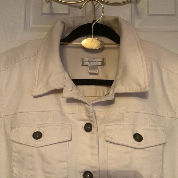 Christopher & Banks Denim Jacket Size M #246 - Picture 2 of 11